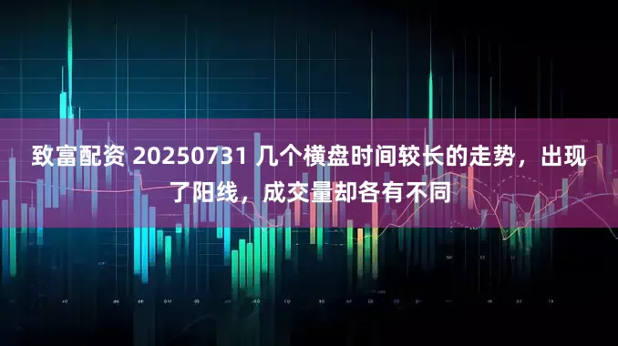 致富配资 20250731 几个横盘时间较长的走势，出现了阳线，成交量却各有不同